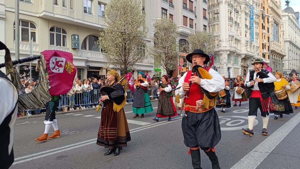 Actuación de banda de Gaitas