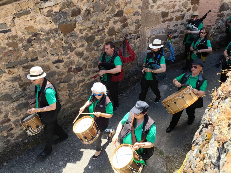 Actuación de banda de Gaitas